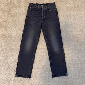 Levi's Women's Straight Leg Jeans - Faded Black